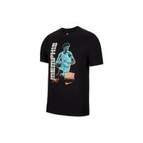 Nike Ja Morant Portrait Print Basketball Short Sleeve T-Shirt Men Tops Black DH3774-010 M gray