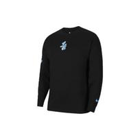 Nike NBA Courtside City Edition Los Angeles Lakers Casual Sports Crew Neck Long Sleeve Sweatshirt Men Tops Black CT9406-010 L