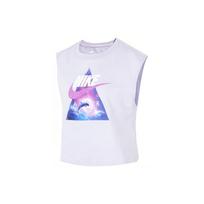 Nike Alphabet Print Breathable Sleeveless Vest Women Tops Purple FD1215-536 L