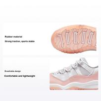 Air Jordan 11 Retro Low PS Legend Pink Vaikams Sportbačiai Balti 580522-160 35 white