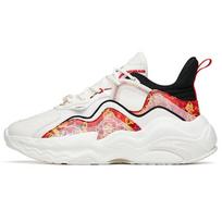 Anta Emperors Eternal Sleep X  MIX4 Comfortable Shock Absorbing Non-Slip Wear-Resistant Low-Top Dad Shoes Women sneaker White Red 122218812-7 36