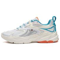 Li-Ning Meteor Non-Slip Shock Absorbing Durable Low-Top Running Shoes Men Sneakers Off-White Sea-Blue ARXT009-2 39 white