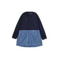 Levis Color Blocked Comfortable Long Sleeve Hooded Jacket Men jackets Blue 17484-0003 S