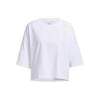 Adidas Neo Large Logo Printed Sports Round Neck Short Sleeve T-Shirt Women T-Shirts White GP5431 XXL