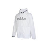 Adidas Neo Letter Logo Printed Zip-Up Hoodie Men jackets White HD4683 L
