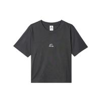 Nike ACG Series Solid Color Logo Embroidered Round Neck Sports Casual Short Sleeve Drop Shoulder T-Shirt Women Tops Dark-Smoke-Gray DQ2907-046 L gray