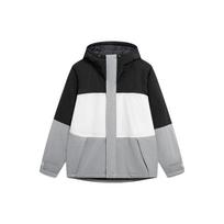 Li Ning Sports Lifestyle Series Heat Absorbing Warm Hooded Long Sleeve Cotton Jacket Men Jacket Brick-Gray Off-White Black AFMT011-6 S