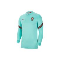 Nike Dry Strike Drill Portugalijos Euro taurės Futbolo Treniruočių Geometrinio Rašto Ilgomis Rankovėmis Marškinėliai Vyriški Viršutiniai Drabužiai Žali CD2195-305 L white