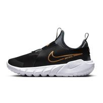 Nike Flex Runner 2 GS Black Metallic Gold Kids Sneakers Cool-Grey White DJ6038-007 38.5 black