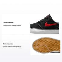 Nike Stefan Janoski SB GS Black University Red Kids Sneakers Summit-White 525104-028 37.5