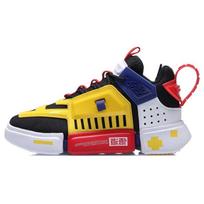 Li Ning Wudao Audinys Sintetinė Oda Smūgius Sugerianti Neslystanti Dilimui Atspari Žemakulnė Laisvalaikio Avalynė Moteriška Laisvalaikio Avalynė AGBQ122-3 36⅓