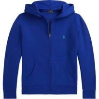 Polo Ralph Lauren Jacket Kids Logo Embroidered Hooded Zipper Kids jackets Blue 323799360-046 XL blue