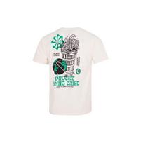 Nike Bonsai Print Casual Short Sleeve T-Shirt Men Tops White DM1314-901 XXL