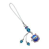 Blue Beads Rope Keyring Aromatherapy Diffuser Practical Hangings for Bag Car Key 1