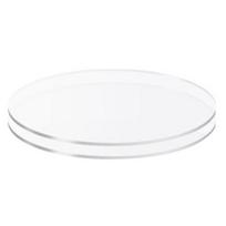 2 vnt akrilo pyrago lėkštės, nelipnios, patvarios, universalios, apvalios sviestinės grietinėlės pyrago diskai, skirti pyragams patiekti 15cm