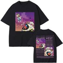 Limited Rapper Kanye West Merch T-shirt Music Album Graduation Graphic T Shirts Men Women Fashion Short Sleeve T-shirts S
