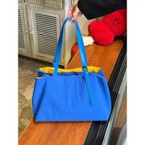 Tote Bag Women's Commuter Bag, Large Capacity, Sandwich Carrying Backpack, Shoulder Bag mėlyna