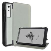 Leather 6.13 inch e-Reader Case Auto Sleep/Wake Anti Scratch E-Ink Screen Smart Shell Wear Resistant for Onyx Boox Palma/Kant 2 pilka