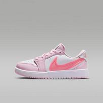 Jordan Air Jordan 1 Low top Kids' Skateboarding Shoes Pink Teenagers 38.5 white