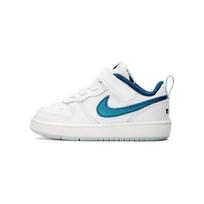 Nike Court Borough Low 2 SE TD Pėdsakai Kūdikių Kedai Balti Summit-White Glacier-Blue DQ5981-100 23.5