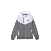Nike Spalvotų Blokų Sportinis Džemperis Su Gobtuvu Ir Logotipu Vyriškas Viršutinis Drabužis Žalias AT5271-084 XL white