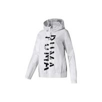 Puma Hooded Printed Jacket Women Outerwear White 518320-02 S white