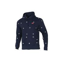 Nike SB Icon Fleece-Print Pullover Skateboarding Hoodie Men Hoodie Dark-Blue BV0881-451 M black