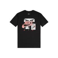 Nike Sportswear Essential Logo Cartoon Print Pullover Short Sleeve T-Shirt Men Tops Black DB6152-010 S white