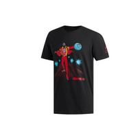 Adidas Marvel Harden Edition Avengers Basketball Short Sleeve T-Shirt Men Tops Black DU6717 S