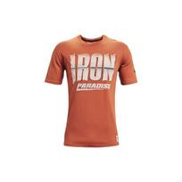 Under Armour Project Rock Dare To Fail Graphic Training T-Shirt Men Tops Orange 1363557-843 S brown