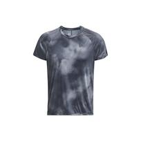Under Armour Iso-Chill Tie-Dye Print Crew Neck Short Sleeve T-Shirt SS23 Men Tops Black 1377882-001 M