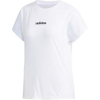 Adidas Neo Casual Sports Letter Print Crew Neck T-Shirt Women Tops White EI4679 XS