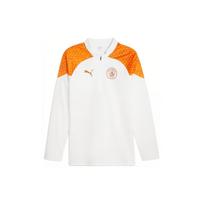 Puma Spausdinti spalvotą logotipą Laisva striukė ilgomis rankovėmis Vyriški viršutiniai drabužiai Balta 772858-19 S orange