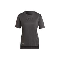 Adidas Terrex Mt Tee With Front Logo Women Tops Black H53386 M