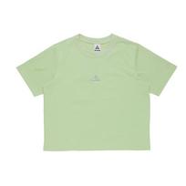 Nike ACG Logo Embroidered Knit Crew Neck Short Sleeve Casual Sport Tee With Dropped Shoulders Women Tops Green DQ2907-343 S beige