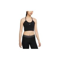 Nike Pro Dri-FIT Logo Print Sports Slim Fit Vest Women Tops Black DD6305-010 S