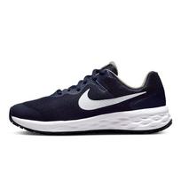 Nike Revolution 6 GS Midnight Navy Kids Sneakers Blue Flat-Pewter White DD1096-400 35.5 white