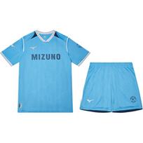 Mizuno Performance Series SS24 Comfortable Quick-Dry Versatile Short Sleeve Elastic Shorts Soccer Set Unisex sets Victory-Blue P2CG46P2-96 XL