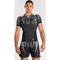 Venum Adrenaline trumparankoviai marškinėliai Rashguard, juoda/sidabriškai pilka