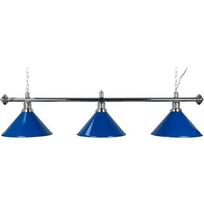 Biliardo lempa Blue Light, 3 gaubtai, mėlyna, Ø 35 cm, 150 cm