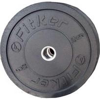 Guma dengti svoriai Bumper Plates Fitker - 15 kg