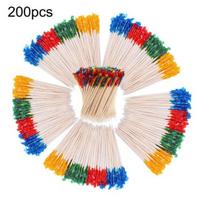 Bamboo Toothpicks for Appetizers Natural Splinter-Free Party Toothpicks for Cocktail Drinks Fruit Sandwiches Charcuterie Board Accessories 200pcs