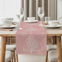 Kalėdinės Eglutės Staltiesė Virtuvės Valgomojo Stalo Dekoracija Vidaus Lauko Namų Staltiesės Plaunama Valgomojo Ilga Medžiaga 200-33cm 78-13inch white