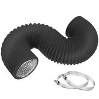 4 inch Flexible Air Ducting Dryer Vent Hose with 2 Stainless Steel Clamp Insulated Heavy-Duty Six Layer Protection