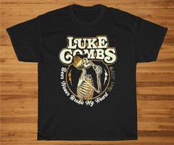 Luke Combs beer never broke my heart tour 2019 shirt All Sizes LI1097 Unisex T-Shirt XXXL