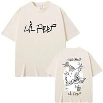 Lil Peep Crybaby Graphic Tee Emo Rap Merch Hip Hop Vintage Oversized Unisex Cotton Comfortable Fashion Women And Men Tshirts S