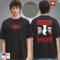 Open Deal Oasis Live 25 Event Merch At Los Angeles Ca On September 6 2025 TShirt Unisex T-Shirt S