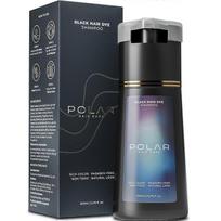 feeling Polar Haircare - Dažantis šampūnas žiliems plaukams moterims ir vyrams (Jet Black) Natūralių plaukų dažymo rinkinys - Pusiau permanentinis plaukų dažymo šampūnas - Veganinis Hai