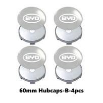 4pcs Car Wheel Hub Protective Cover Universal Anti-Dust Center Cap For BYD Tang EV600 Han EV Yuan ATTO Song PLUS Pro MAX
