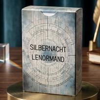 Silbernacht Lenormand kortos, 76 vnt. Vintažinio aliejinės tapybos stiliaus būrimo kortos 9*6 cm Dvigubai įspaustos, nešiojamo dydžio įvairiaspalvis